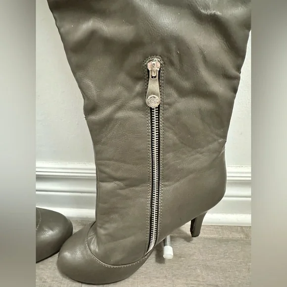 Grey Slouch Boots - Picture 6 of 9